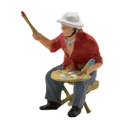 Preiser Maler Mann