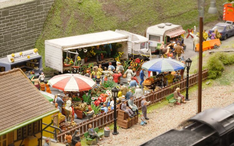 Mitteldeutschland Blumenmarkt 